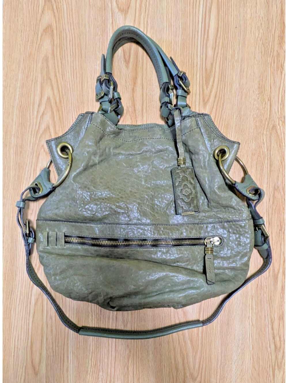 Dr. Yany Designer Leather Handbag Shoulder Bag Purse Multi-Compartment Large